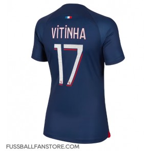 Paris Saint-Germain Vitinha Ferreira #17 Replik Heimtrikot Damen 2023-24 Kurzarm